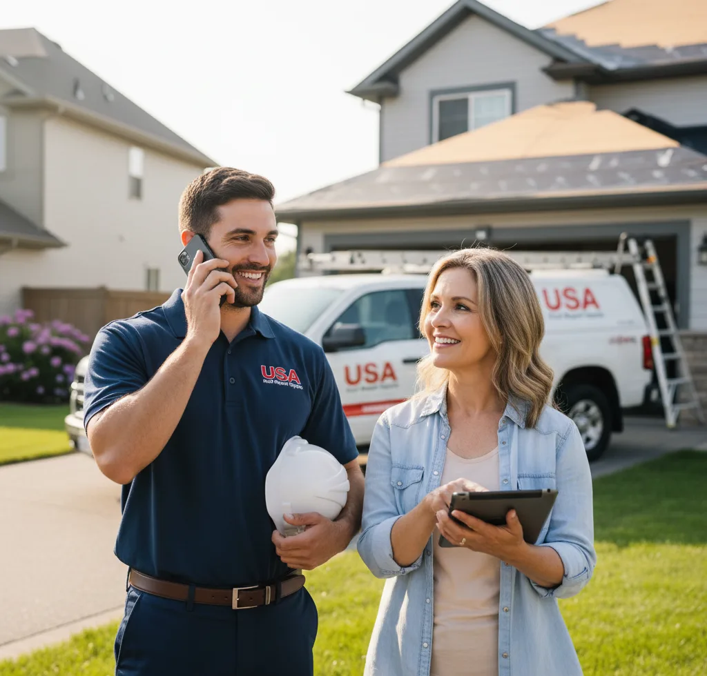USA Roof Repair Experts customer support in Madelia